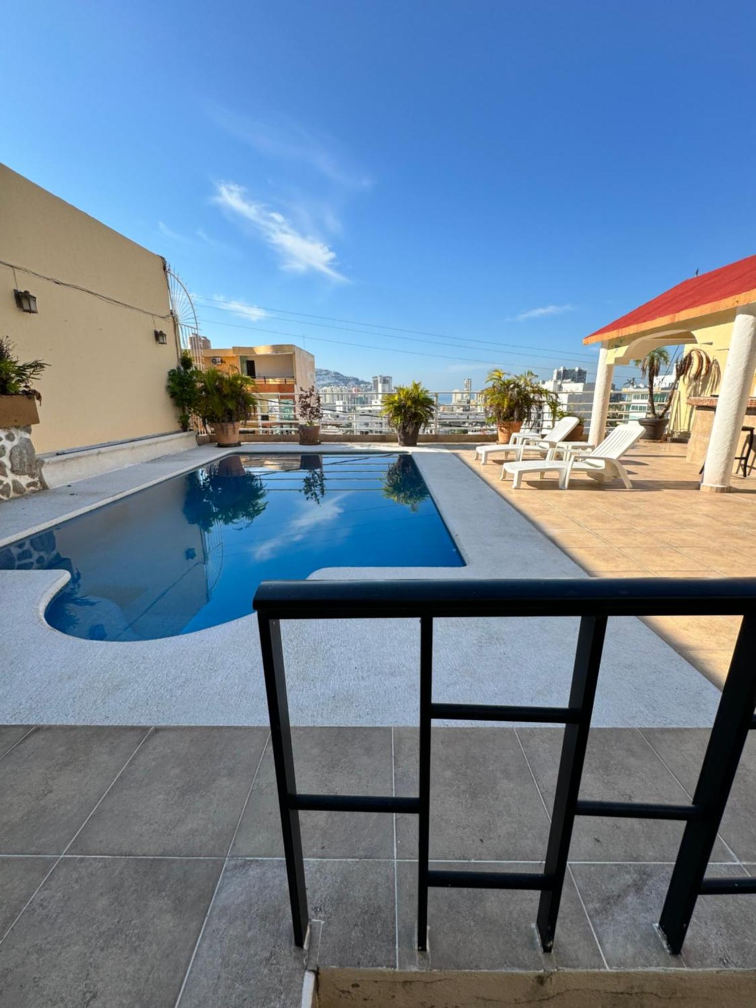 הוילה אקפולקו Blue Coast With Pool And Ocean View 10 To 35 P מראה חיצוני תמונה