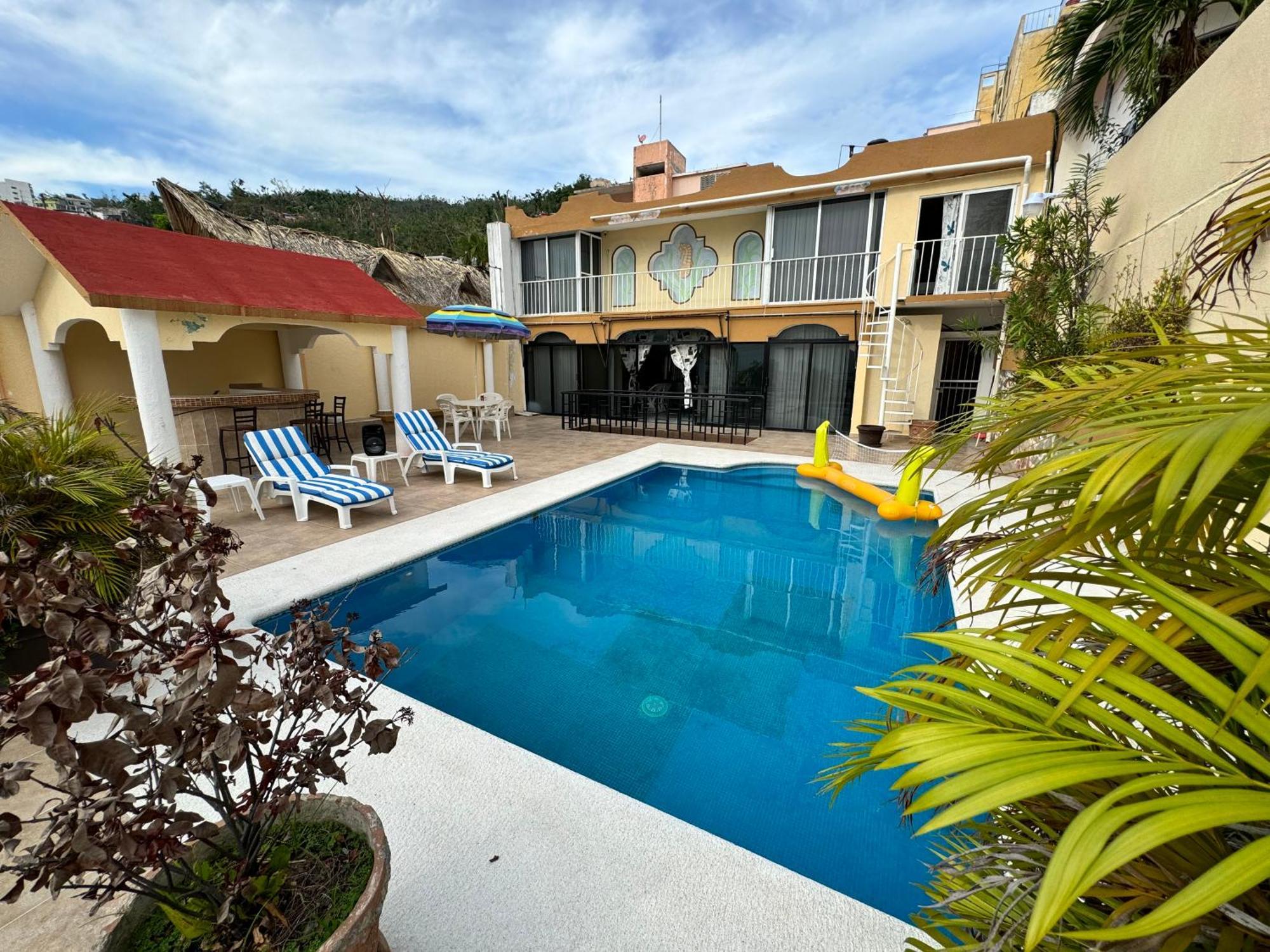 הוילה אקפולקו Blue Coast With Pool And Ocean View 10 To 35 P מראה חיצוני תמונה