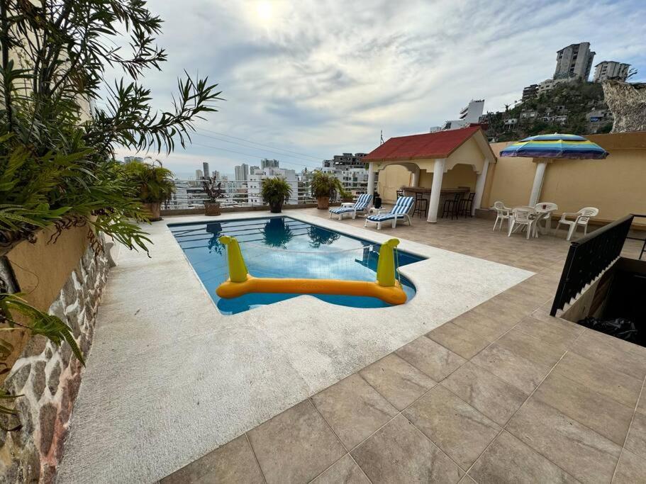 הוילה אקפולקו Blue Coast With Pool And Ocean View 10 To 35 P מראה חיצוני תמונה
