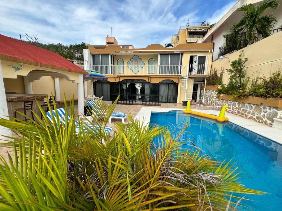 הוילה אקפולקו Blue Coast With Pool And Ocean View 10 To 35 P מראה חיצוני תמונה